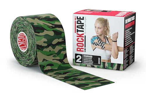 RockTape Unisex Tactical Active-Recovery Tape, 5 X Cm, Tarngrün., Grün Camo, 5cm X 5m EU RockTape Unisex Tactical Active-Recovery Tape, 5 X Cm, Tarngrün., Grün Camo, 5cm X 5m EU von RockTape