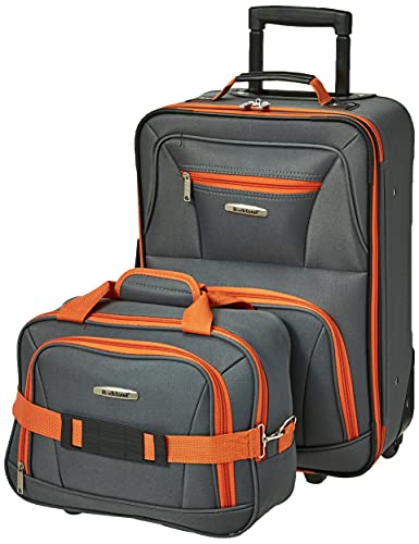 Rockland Modisches Softside-Gepäck-Set, anthrazit, Einheitsgröße, Modisches Softside-Gepäck-Set Rockland Modisches Softside-Gepäck-Set, anthrazit, Einheitsgröße, Modisches Softside-Gepäck-Set von Rockland