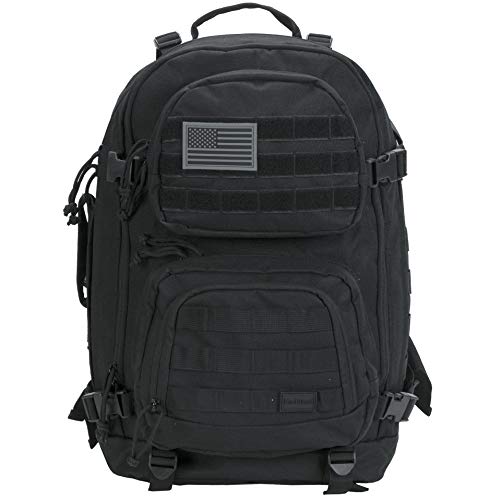 Rockland Militärischer taktischer Laptop-Rucksack, schwarz, groß Rockland Militärischer taktischer Laptop-Rucksack, schwarz, groß von Rockland