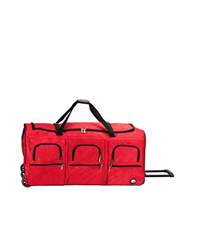 Rockland Reisetasche mit Rollen, rot, 102 cm, Reisetasche mit Rollen von Rockland