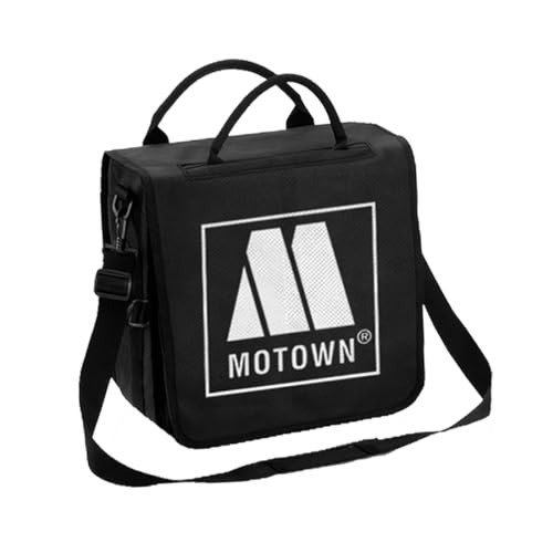 Motown Vinyl-Rucksack, Schwarz, M, Casual von Rocksax