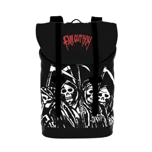 Rocksax Fall Out Boy Heritage Tasche – Reaper Gang, Schwarz, M, Casual Rocksax Fall Out Boy Heritage Tasche – Reaper Gang, Schwarz, M, Casual von Rocksax