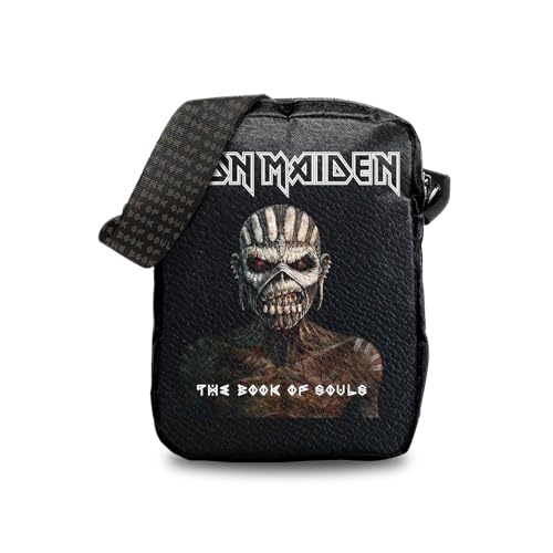 Rocksax Iron Maiden Crossbody Bag - Book of Souls, Schwarz, Umhängetasche von Rocksax