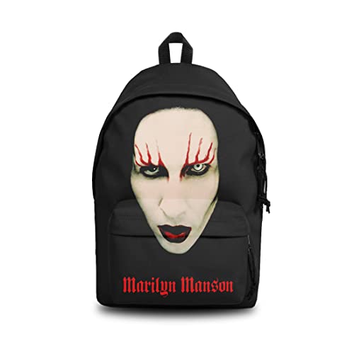 Rocksax Marilyn Manson Daypack – Red Lips, Schwarz, Einheitsgröße, Tagesrucksa Rocksax Marilyn Manson Daypack – Red Lips, Schwarz, Einheitsgröße, Tagesrucksa von Rocksax