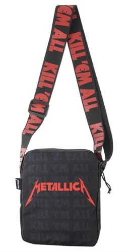 Rocksax Metallica Crossbody Bag - Kill Em All 1, Schwarz, Umhängetasche Rocksax Metallica Crossbody Bag - Kill Em All 1, Schwarz, Umhängetasche von Rocksax