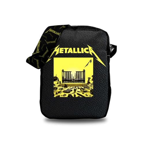 Rocksax Metallica Umhängetasche - M72, Schwarz, Umhängetasche von Rocksax