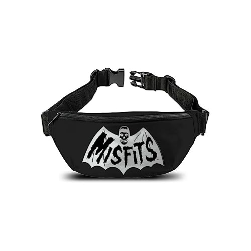 Rocksax Misfits Bauchtasche – Fledermaus, Mehrfarbig, Einheitsgröße, Rocksax von Rocksax