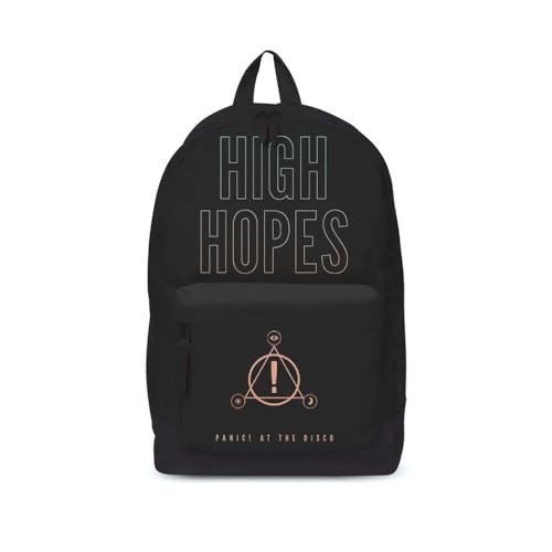 Rock Rocksax Panic! At The Disco Backpack - High Hope, Unisex Rocksax Panik! At The Disco Rucksack - High Hope, Schwarz, One Size - Rock Rocksax Panic! At The Disco Backpack - High Hope, Unisex Rocksax Panik! At The Disco Rucksack - High Hope, Schwarz, One Size - von Rocksax