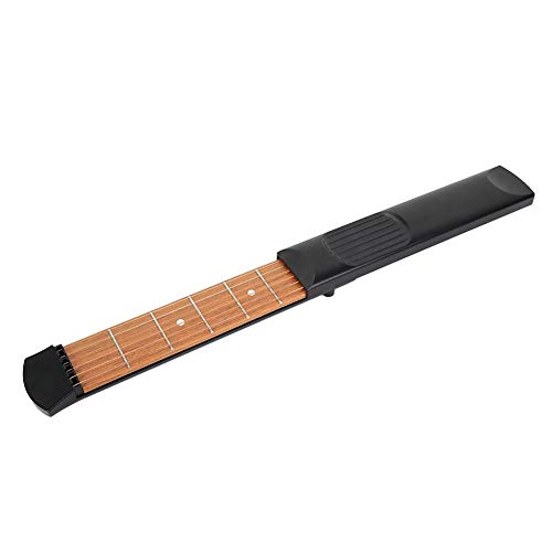 Rodipu Einstellbare, langlebige, tragbare Mini-Pocket-Gitarrenübung, Pocket-Gitarren-Übungs-Saitenwerkzeug, für das Handtraining Gitarrenliebhaber-Gitarrenanfänger von Rodipu