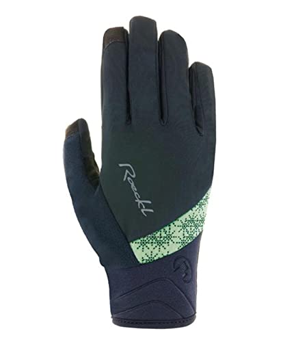 Roeckl Waldau Damen Winter Fahrrad Handschuhe lang schwarz/grün 2023: Größe: 7 von Roeckl SPORTS