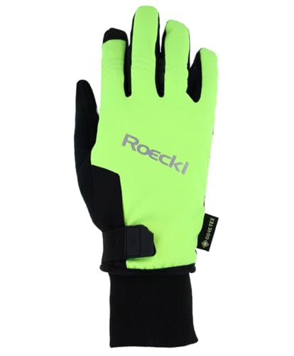 Roeckl Rocca 2 GTX Winter Fahrrad Handschuhe lang Fluo gelb 2024: Größe: 8.5 von Roeckl Sports