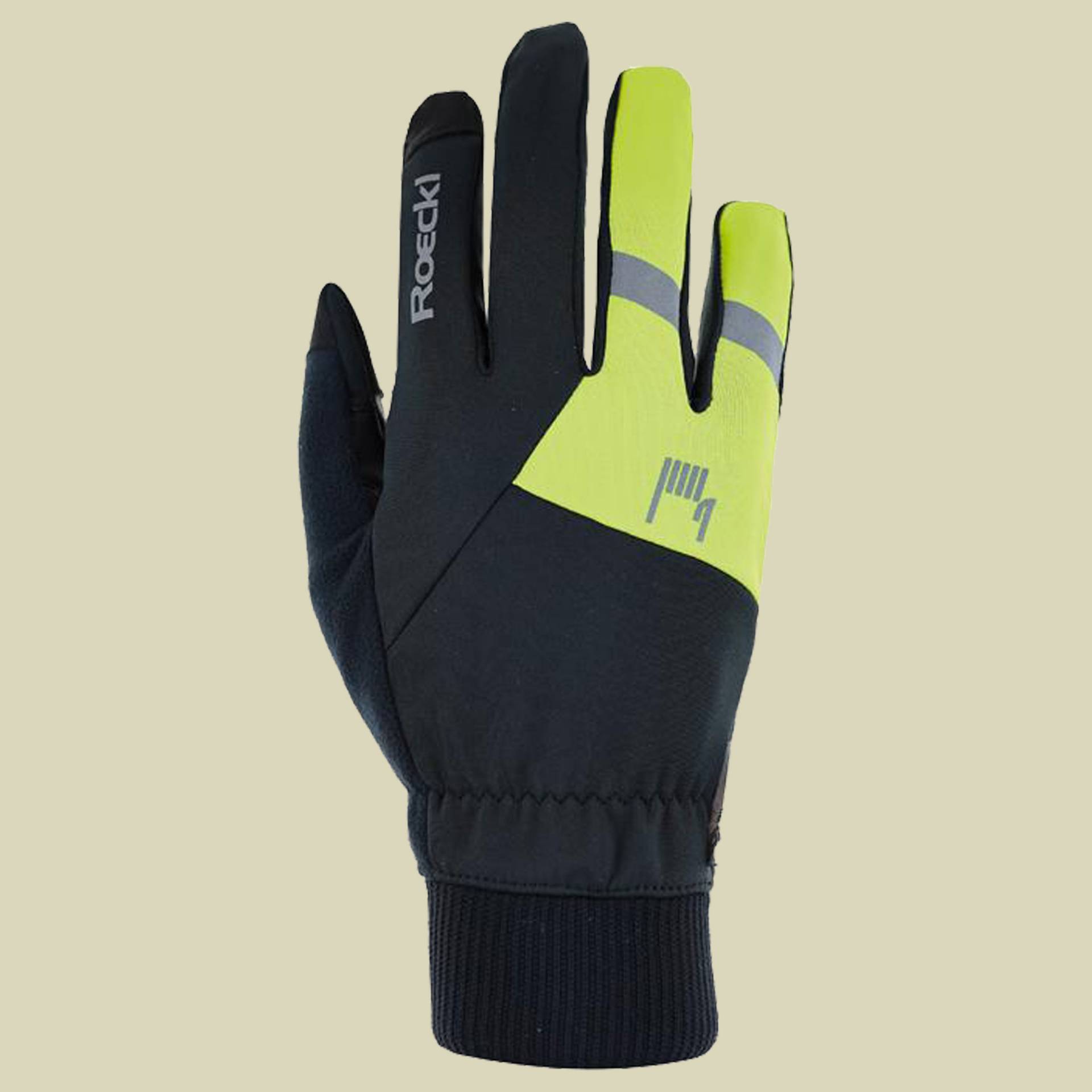 Rofan 2 schwarz 7 - black/fluo yellow von Roeckl Sports