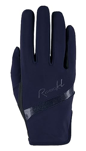 Roeckl Sports Reithandschuh Lorraine, Ladies Sommer Handschuh, Marine 6.5 von Roeckl