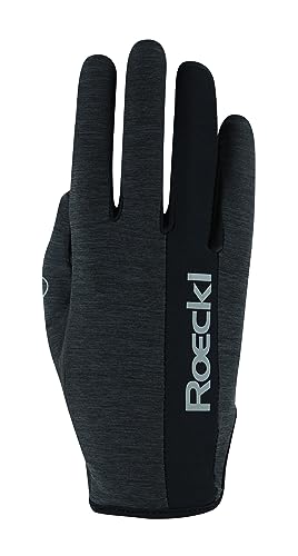 Roeckl Sports Reithandschuh Mannheim, Freizeit Sommer Handschuh, Anthrazit Mélange 7.5 von Roeckl