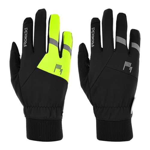 Roeckl Rofan 2 Winter Fahrrad Handschuhe lang schwarz/gelb 2024: Größe: 9.5 von Roeckl Sports