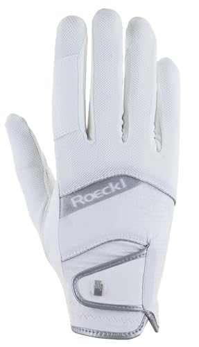Roeckl Sports Reithandschuh Millero, Freizeit Sommer Handschuh, Weiß 7 von Roeckl