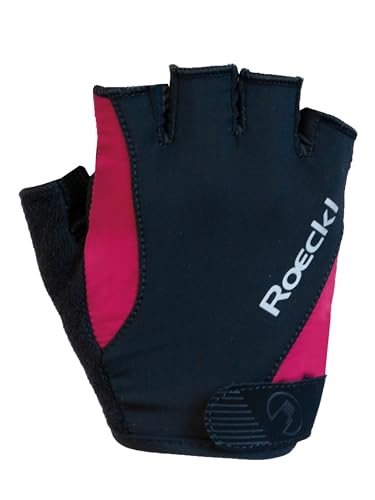 Roeckl Sports Fahrradhandschuh Basel, Performance Unisex Fingerhandschuh, Schwarz/Himbeere 6.5 Roeckl Sports Fahrradhandschuh Basel, Performance Unisex Fingerhandschuh, Schwarz/Himbeere 6.5 von Roeckl