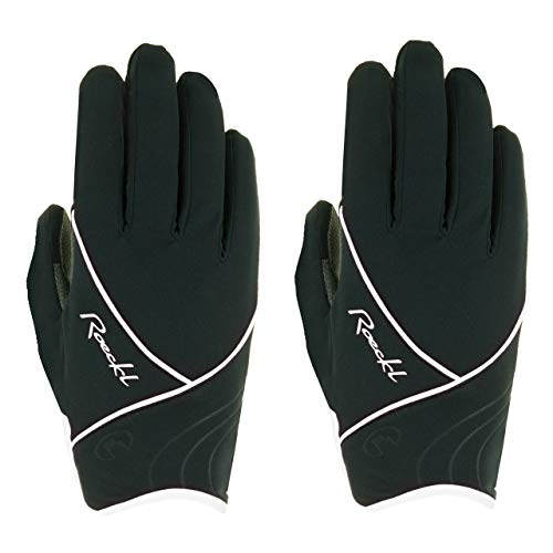 Roeckl Damen Elena Handschuhe, schwarz, 8 von Roeckl