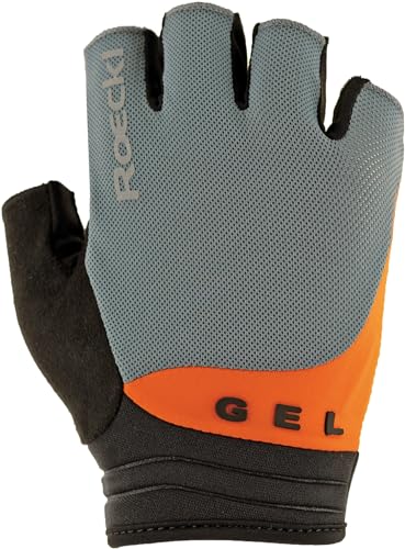 Roeckl Itamos 2 Fahrradhandschuhe Hurricane Grey/Orange 8.5 von Roeckl