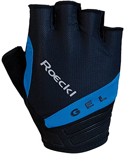 Roeckl Itamos Fahrrad Handschuhe kurz schwarz/blau 2022: Größe: 10 von Roeckl