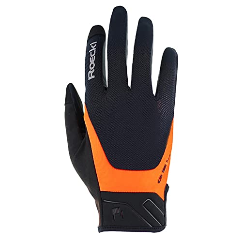 Roeckl Mori 2 Fahrrad Handschuhe lang schwarz/orange 2024: Größe: 8 von Roeckl