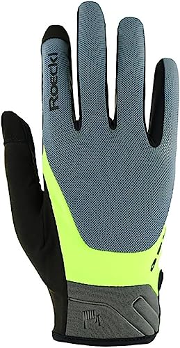 Roeckl Mori 2 Fahrradhandschuhe Hurricane Grey/Fluo Yellow 10.5 Roeckl Mori 2 Fahrradhandschuhe Hurricane Grey/Fluo Yellow 10.5 von Roeckl
