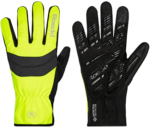 Roeckl Raiano Winter Fahrrad Handschuhe lang Fluo gelb 2023: Größe: 12 von Roeckl SPORTS