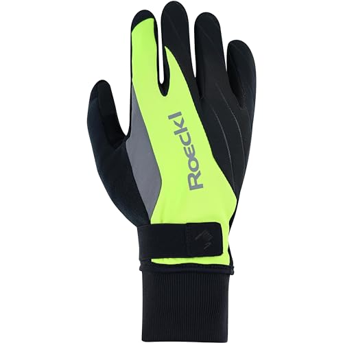 Roeckl Ravensburg 2 Winter Fahrrad Handschuhe lang Fluo gelb/schwarz 2024: Größe: 11 von Roeckl