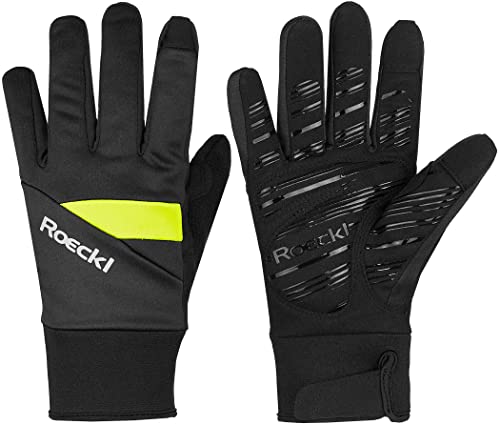 Roeckl Reichenthal Winter Fahrrad Handschuhe lang schwarz/gelb 2023: Größe: 10.5 von Roeckl SPORTS
