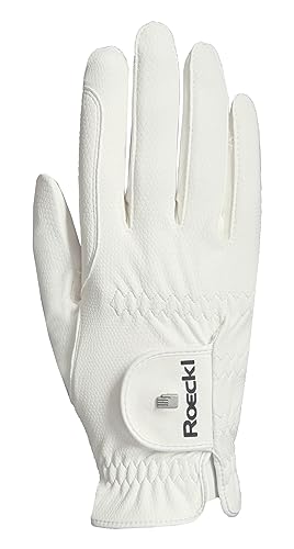 Roeckl Sports Reithandschuh ROECK-Grip PRO, Unisex Sommer Handschuh, Weiß 7 Roeckl Sports Reithandschuh ROECK-Grip PRO, Unisex Sommer Handschuh, Weiß 7 von Roeckl