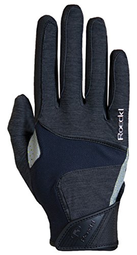 Roeckl Sports Handschuh Modell Mendon, Unisex Reithandschuh, Anthrazit Melange 9,5 von Roeckl