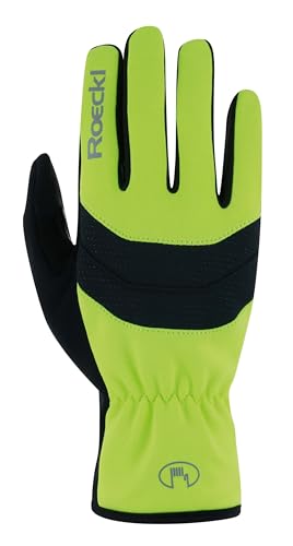 Roeckl Raiano Winter Fahrrad Handschuhe lang Fluo gelb 2023: Größe: 10 von Roeckl