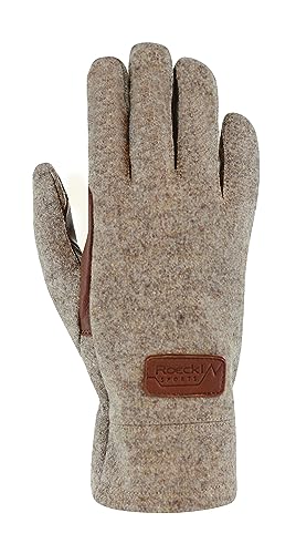 Roeckl Sports Reithandschuh Windham, Freizeit Winter Handschuh, Taupe Mélange 8.5 von Roeckl