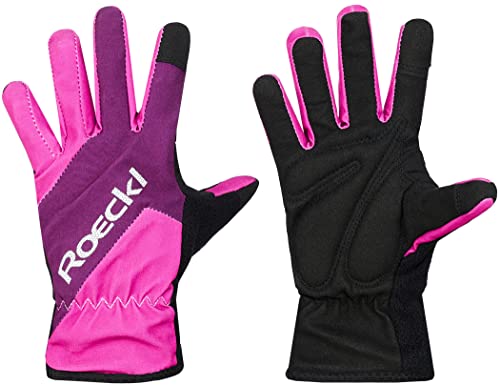 Roeckl Zarasai Kinder Winter Fahrrad Handschuhe lang pink/lila 2023: Größe: 5 von Roeckl