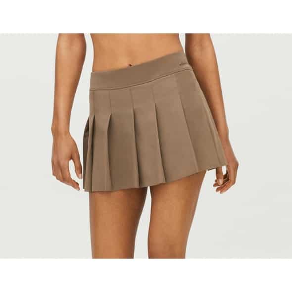 Röhnisch Bounce Pleated Skort Shorts Damen (Braun XL ) Tennisbekleidung von Röhnisch