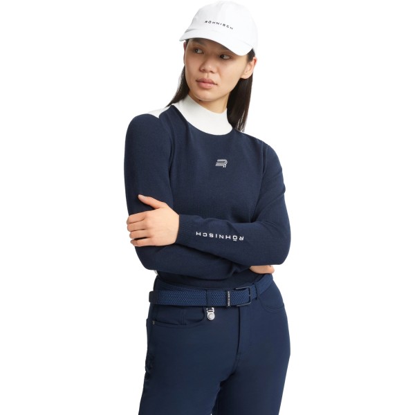 Röhnisch Pullover Ana navyweiß von Röhnisch