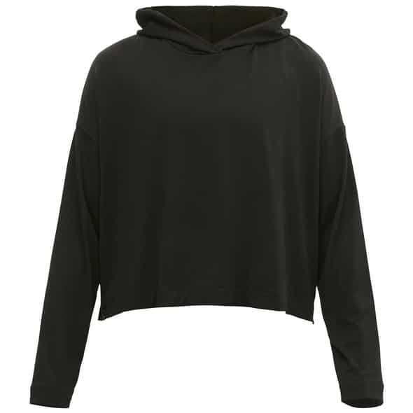 Röhnisch Soft Cropped Hoodie Damen (Schwarz M ) Fitnessbekleidung von Röhnisch