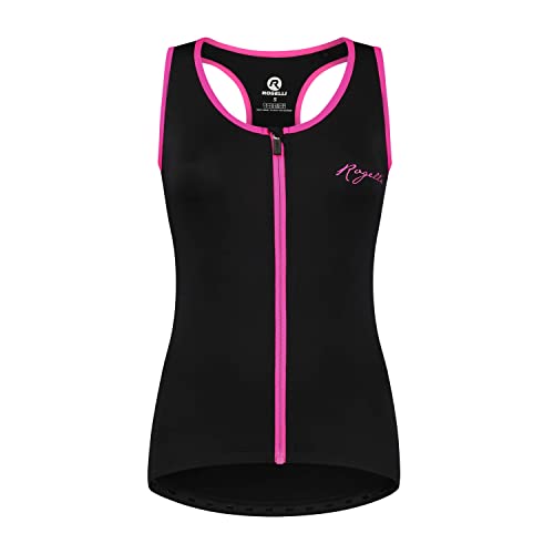 Rogelli Abbey Radtrikot Damen - Armellosen Fahrradtrikot - Schwarz/Rosa - Größe S Rogelli Abbey Radtrikot Damen - Armellosen Fahrradtrikot - Schwarz/Rosa - Größe S von Rogelli