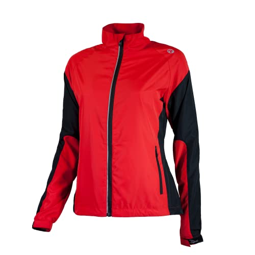 Rogelli Damen Elvi Running Jacke, Damen, Elvi, rot/schwarz von Rogelli