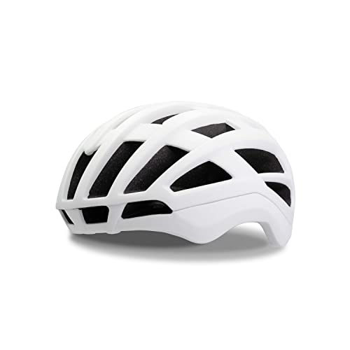 Rogelli Deiro Fahrradhelm Unisex - Rennrad Helm, MTB Helm, Allround-Fahrradhelm - Weiß - Größe S-M Rogelli Deiro Fahrradhelm Unisex - Rennrad Helm, MTB Helm, Allround-Fahrradhelm - Weiß - Größe S-M von Rogelli