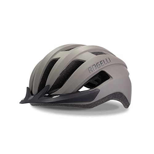 Rogelli Ferox II Fahrradhelm Unisex - Rennrad Helm, MTB Helm, Allround-Fahrradhelm - Taupe - Größe S-M von Rogelli