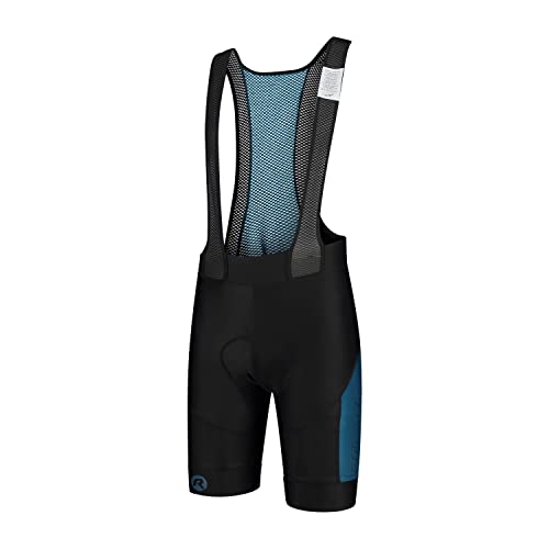 Rogelli Herren Bibshort Tyro, Blak/Blue, 3XL von Rogelli