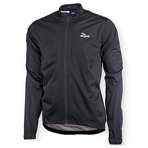 Rogelli Herren Radsport Regenjacke Hudson, Schwarz, L von Rogelli