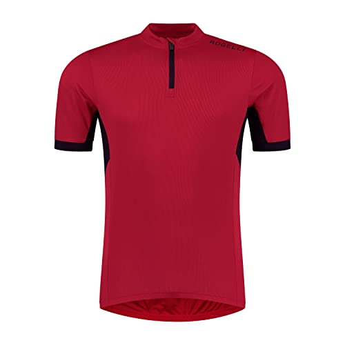 Rogelli Men's Core Cyclingjersey, Black/Red, XX-Large von Rogelli