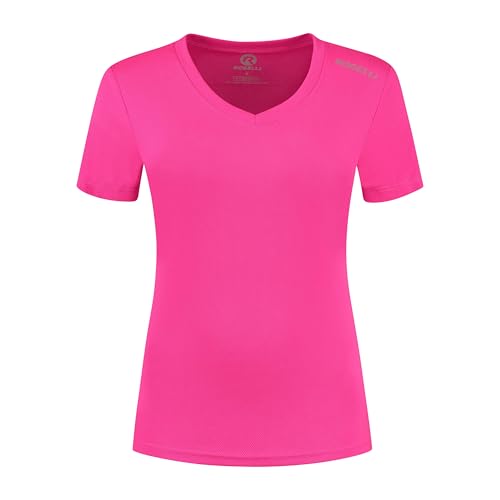 Rogelli Promo Sportshirt Damen - Technisches Kurzarm-Sport-T-Shirt - Rosa - Größe M Rogelli Promo Sportshirt Damen - Technisches Kurzarm-Sport-T-Shirt - Rosa - Größe M von Rogelli