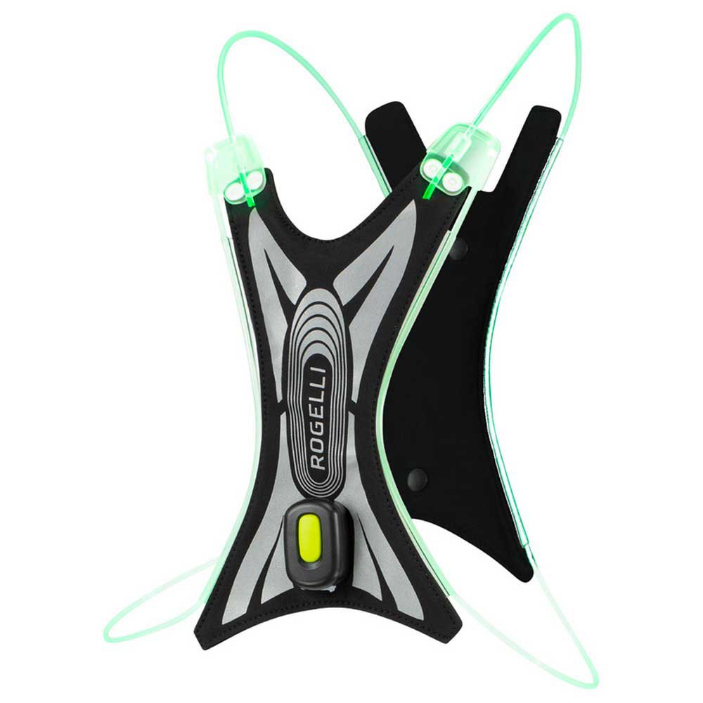 Rogelli Spider Led Reflective Running Vest Schwarz von Rogelli