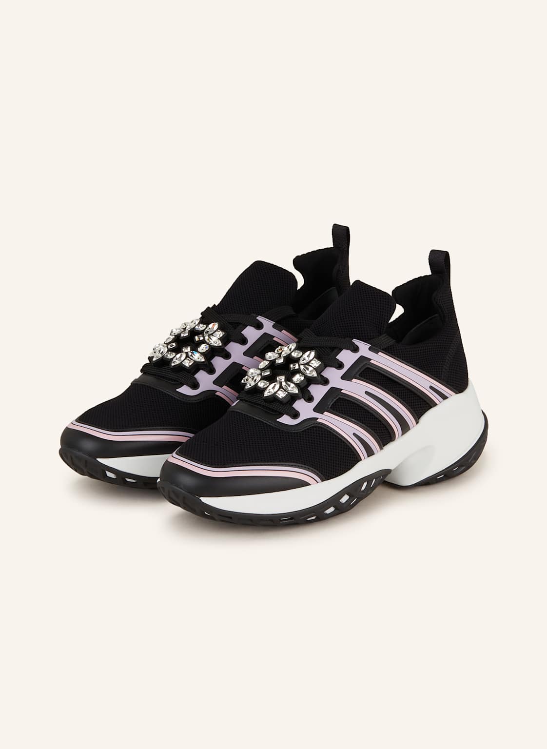 Roger Vivier Sneaker Viv' Run Mit Schmucksteinen schwarz Roger Vivier Sneaker Viv' Run Mit Schmucksteinen schwarz von Roger Vivier