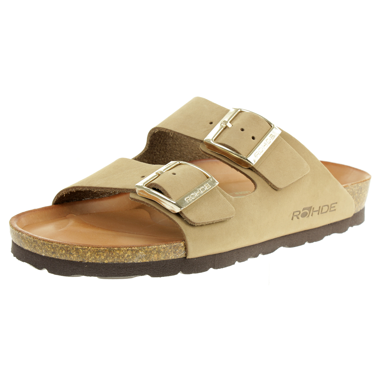 Rohde Alba Pantolette Damen Hausschuhe Sandale Leder 565014 natur Rohde Alba Pantolette Damen Hausschuhe Sandale Leder 565014 natur von Rohde