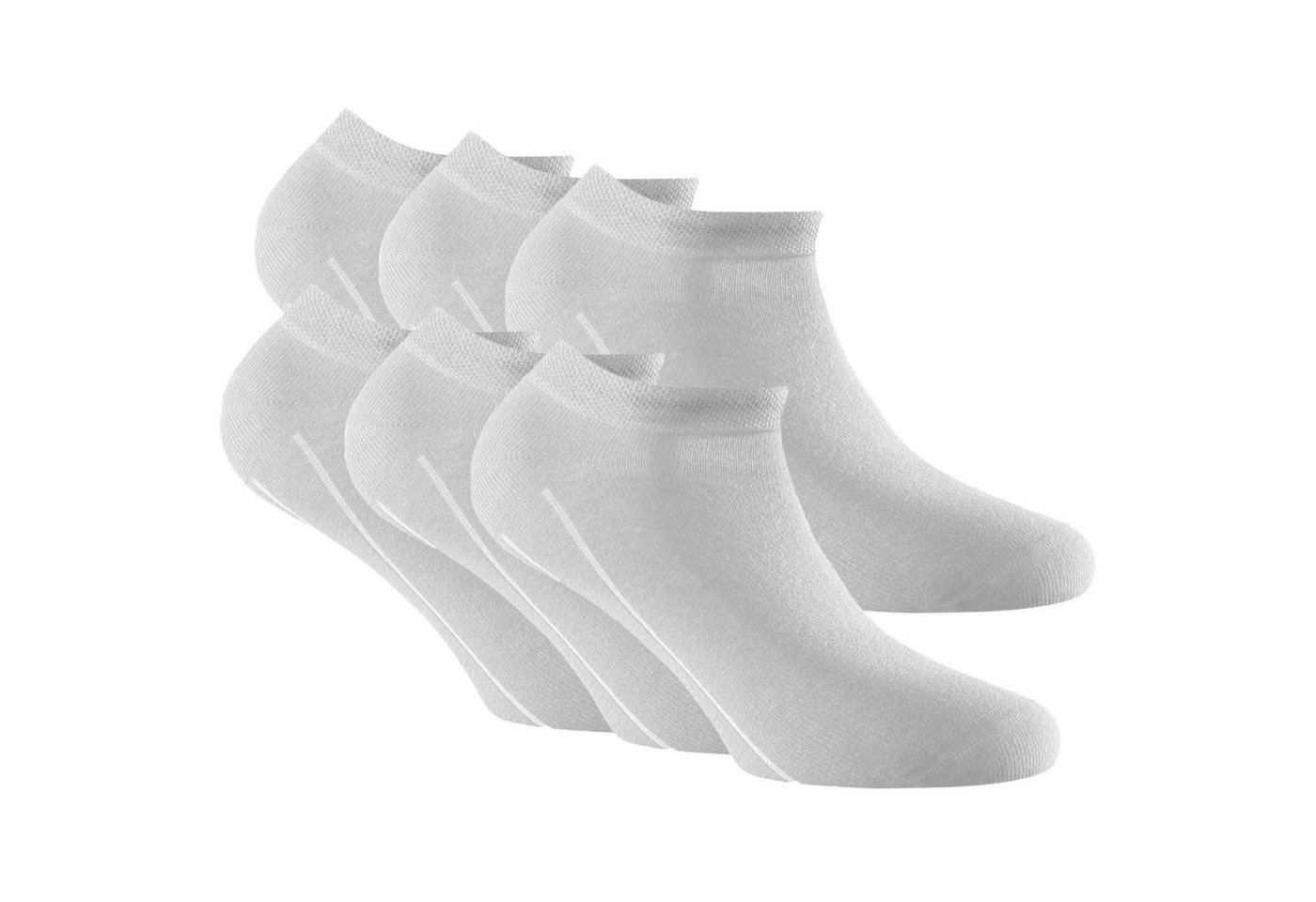 Rohner Socks Sneakersocken Unisex Sneaker Socken, 6er Pack - Bambus von Rohner Socks