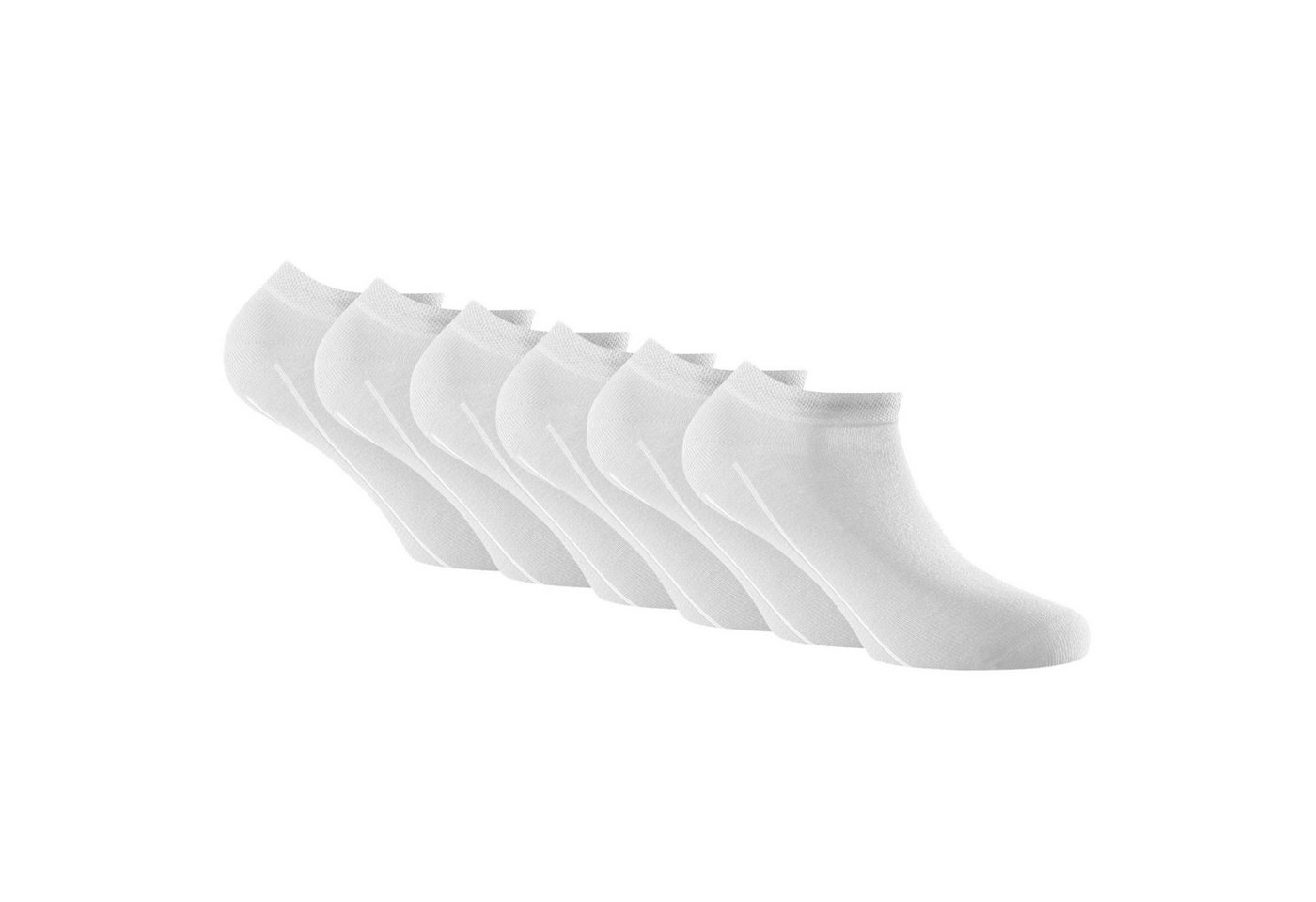 Rohner Socks Sneakersocken Unisex Sneaker Socken, 6er Pack - Invisible von Rohner Socks